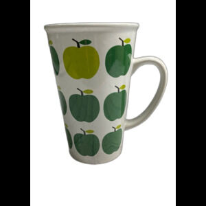 MSRF Inc Design Studio Green Apples 6” Ceramic Mug. LNWOT